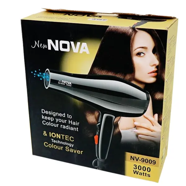 NOVA NV-9009 Fashion Blow 3000 Watts Temperature Controller Hair Dryer – View 2